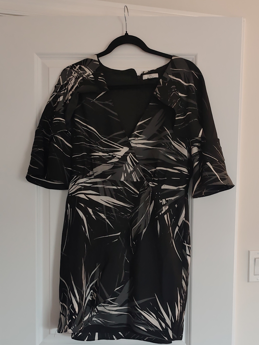 Halston Faux Wrap Dress